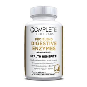 PRO BLEND DIGESTIVE ENZYMES (with Probiotics) 2025 Newest