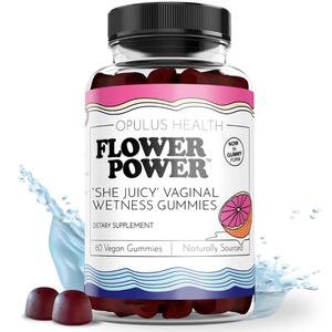 Flower Power 'She Juicy' Vaginal Moisture Gummies (60ct/each) Discount Pay With Paypal