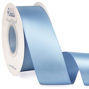 Ribbli Dusty Blue Satin Ribbon,Double Faced Satin 1-1/2 inch x Continuous 25 Yards,Use for Bows Bouquet,Gift Wrapping,Wedding Decoration,Floral Arrangement Pay With Visa Sale Online