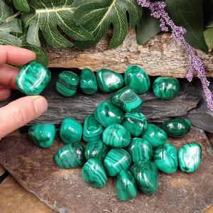 Tumbled Malachite Geniue Stockist For Sale