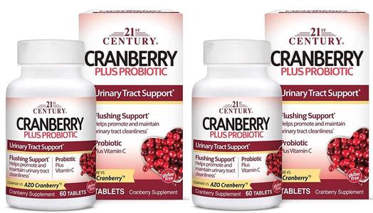 21st Century Cranberry Plus Probiotic Tablets,2 Count Buy Cheap Discounts
