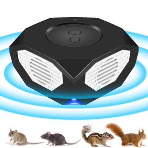 2024 Upgraded Ultrasonic Pest Repeller Rodent Repellent Ultrasonic Plug in 3-in-1 Mice Repellent Indoor Ultrasonic Mouse Repellent with Strobes Light Squirrel Repellent Indoor Attic House Garage Barn Low Pice Fee Shipping For Sale