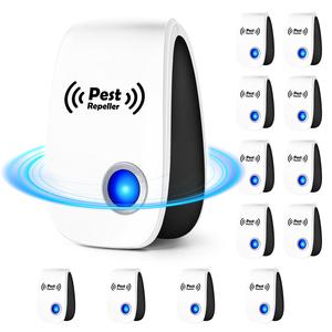 2024 Upgraded Ultrasonic Pest Repeller, Indoor Pest Repellent 12 Packs, Electronic Plug in Pest Control for Bugs,Mosquito,Roach, Ant, Rodent, Mouse, Spider Repellent for House, Warehouse, Garage Cheap Best Place