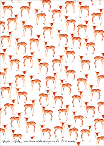 Fawn In The Snow Eco-Friendly Recycled Wrapping Paper Clearance Manchester Great Sale