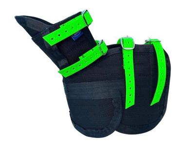 ULTRA FULL RIB CHESTPLATE BLACK/ WITH GREEN STRAPS Store Sale Online