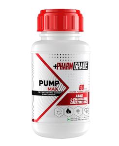 PharmGrade Pump Max 1000mg AAKG ( L - Arginine) | 500mg Creatine HCl | 500mg L-Citrulline | 300mg Glycerol Powder | 16mg Niacinamide | 10mg Bioperine For Insane Muscle Pumps & Blood Flow 60 Tablets For Cheap Pice