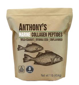 Anthony's Hydrolyzed Marine Collagen Peptides, Gluten-Free, Paleo and Keto Friendly, Unflavored, 1-Pound Cheap Sale Amazon
