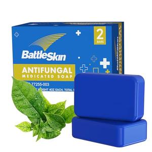 Antifungal Medicated Soap Bar, Tea Tree Oil Body Soap Bar, Athletes Foot Jock Itch Ringworm Yeast Infection Treatment With Natural Tea Tree Oil, Eucalyptus Oil, and Lavender Oil, 2PCS With Paypal For Sale