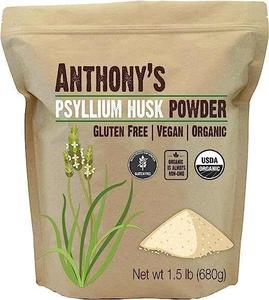 Anthony's Organic Psyllium Husk Powder, 1.5 lb, Gluten Free, Non GMO, Finely Ground, Keto Friendly Sale Wholesale Pice