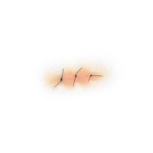 Peel N' Stick Prosthetics, Sutured Wound 3 Stitch Buy Cheap Recommend
