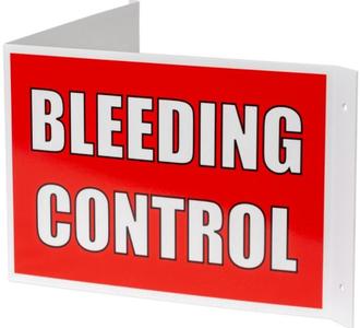 3-D Bleeding Control Wall Sign Cheap For Cheap