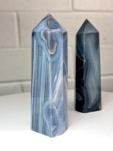 Banded Agate Obelisk Tower Buy Cheap New