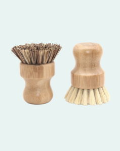 Bamboo Round Scrubbing Brush Cheapest Online