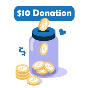 $10 Donation For Sale Official Site