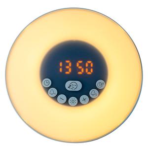 Sunrise to Sunset Alarm Clock with Nature Sounds and Wireless Speaker Outlet For Nice