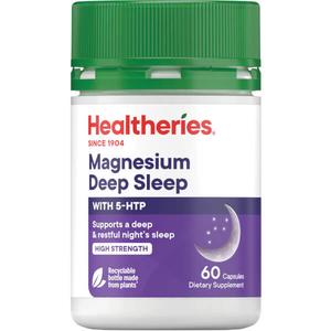 Healtheries Magnesium Deep Sleep with 5-HTP 60 Caps Cheap Shop