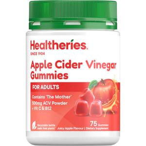 Healtheries Adult Apple Cider Vinegar Gummies x75 Cheap With Mastercard