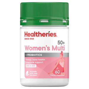 Healtheries 50 Women's One-A-Day with Probiotics 60 Tablets Cost For Sale