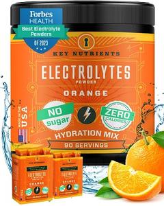 KEY NUTRIENTS Electrolytes Powder No Sugar - Tangy Orange Electrolyte Powder - Hydration Powder - No Calories, Gluten Free Keto Electrolytes Powder Packets (20, 40 or 90 Servings) Clearance Best Place