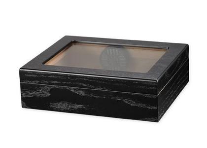 20 Count Black Glasstop Humidor Buy Sale Online