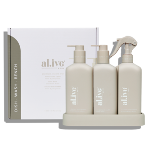 Alive Dishwashing Liquid, Bench Spray & Hand Wash Ktchn Trio Lemon, Pomegrnte Wtrmelon & Lime Clearance Sast