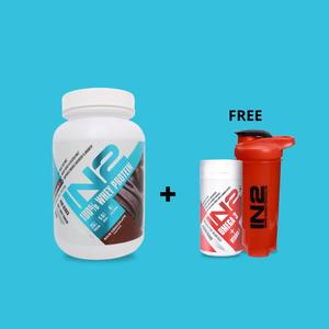 IN2 100% Whey Protein 1kg FREE Omega 3 ( Fish Oil ) FREE IN2 Shaker Fast Delivery Sale Online
