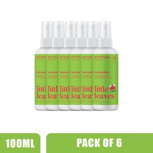 ATTITUDE Hand Sanitizer - Watermelon & Coco - Pack of 6 (100ml each) Discount Original