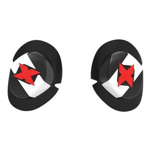 Oxford Knee Sliders - White / Black (Pair) Cheap Newest