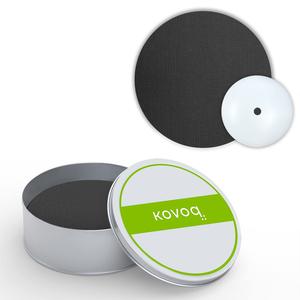 Kovoq Libre 3 Sensor Covers Premium Pack, 25 Pcs Waterproof Adhesive Patches, 1 Pc Reusable Protective Hardshell Cover, Latex-Free and Hypoallergenic, Giftable Tin Box (Blk) Best Wholesale For Sale