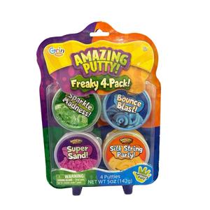 Amazing Putty Freaky 4-pack Sensory Fun! BRAND NEW! Sale 2025 New