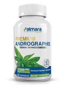 Palmara Health Premium Andrographis Paniculata Extract 1,200mg (100mg Andrographolides), 120 Capsules, Non-GMO, Vegan, Gluten Free Free Shipping Supply