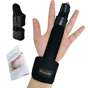 Abaadlw Trigger Finger Splint 2 Pcs, Adjustable Index Finger Splint, Finger Splint Middle Finger, Ring Finger Splint, Pinky Finger Splint,Hand Brace Visit New