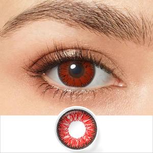 Nonno Deep Red Colored Contacts Free Shipping Best