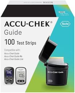 Accu-Chek Guide Glucose Test Strips for Diabetic Blood Sugar Testing (Pack of 100) Cheap Eastbay