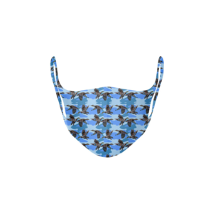 Camo Ducks Blue Kid's Face Mask Clearance Inexpensive