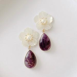 Belinda Drop - Amethyst Manchester Great Sale Online