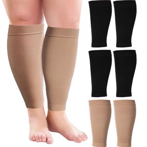 3 Pairs 20 Inches XXXL Wide Plus Size Calf Compression Socks for Circulation Compression Long Legs Sleeves 20-30 mmHg Calf Muscle Compression Sleeve for Women Men Discount Manchester
