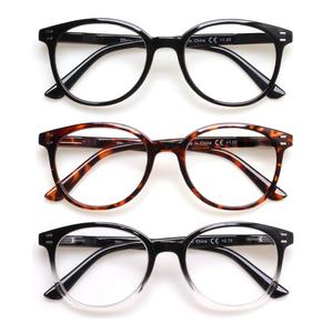 3 Pack Reading Glasses Spring Hinge Stylish Readers Black/Tortoise for Men and Women (3 Mix, 0.5)Medium Outlet Huge Surprise