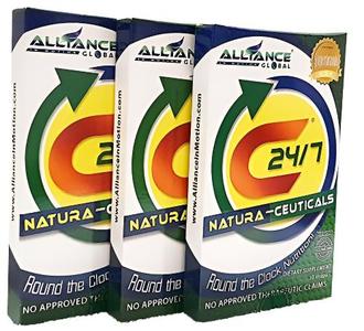 3 Boxes C24/7 Natura- Ceuticals Dietary Food Supplement of 10 Tablets Pack (30 Tablets) Cheap Sale Best Pices