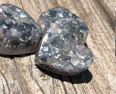 Grape Agate, Black Tourmaline Mini Tower Buster Hearts Sale Cheapest