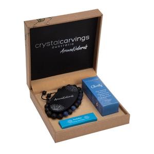 Crystal Carvings Aromatherapy Sodalite Bracelet and Oil Set Discount Online