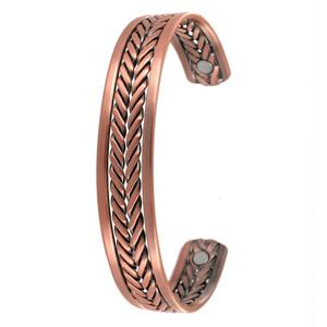 Copper Magnetic Therapy Cuff Bangle Outlet Discount Sale