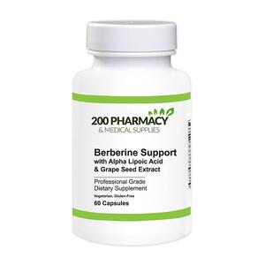 Berberine Support with Alpha Lipoic Acid and Grape Seed Extract - 60 caps Sale Authentic