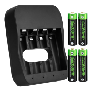 Rechargeable batteries with charger, 4/8 x AA, 1.5V 2200mah Lowest Pice Cheap Pice