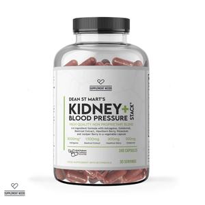 SUPPLEMENT NEEDS - KIDNEY & BLOOD PRESSURE STACK 240 CAPS Buy Cheap 2025 Unisex