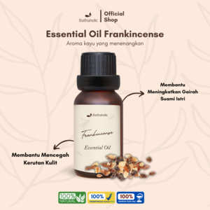 Bathaholic - Frankincense Pure Essential Oil / Minyak Aromatherapy Pengharum Ruangan Quality Free Shipping For Sale
