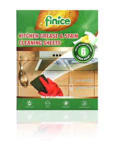 Finice Kitchen Grease & Stain Cleaning Sheets - 6 sheets Free Shipping Cheap Pice