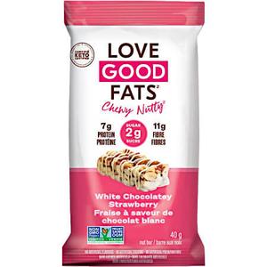 Love Good Fats Chewy Nutty Bar - White Chocolate Strawberry Cheapest Pice Cheap Online