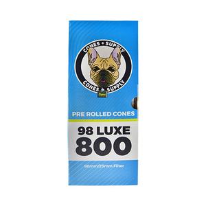 Cone Supply 98mm Pre-Rolled Cones Bulk - 800 Pack Discount 2025