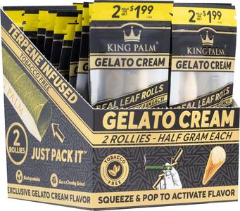 King Palm | Rollies Rolls | 2 Pack - 20 Count - Gelato Cream Buy Cheap Discount